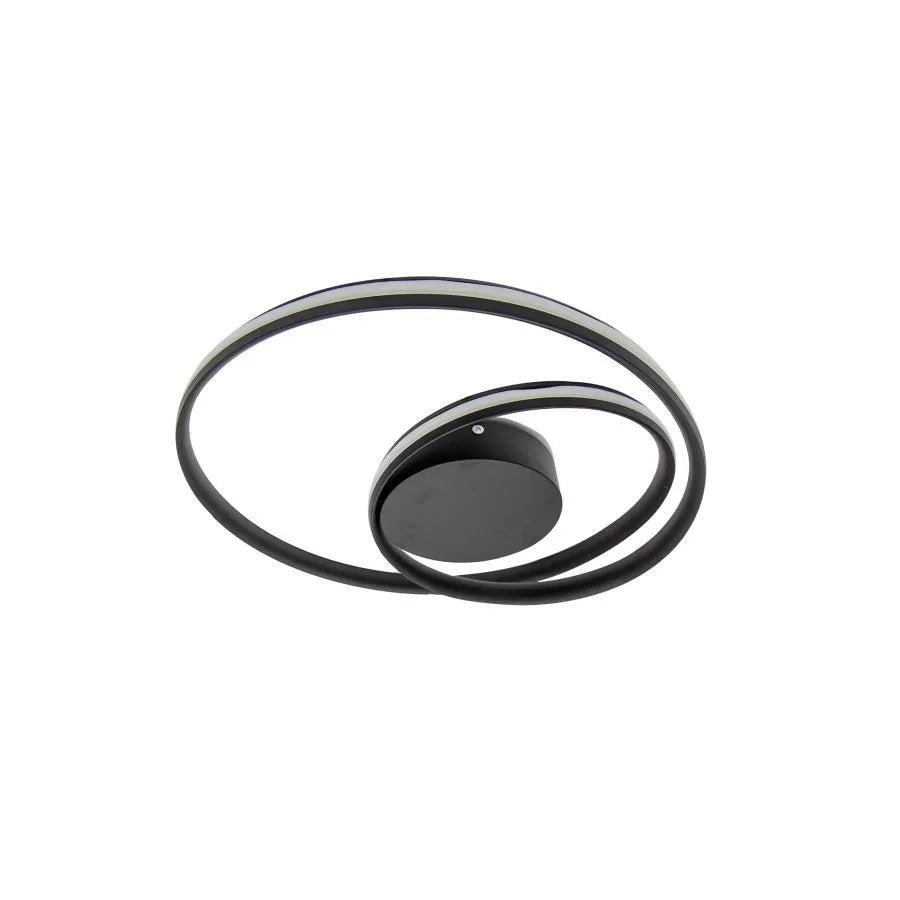 Lustra LED cu telecomanda VECTOR ARCADIA 67W, lumina Rece/Calda/Neutra, Dimabila, Negru [2]