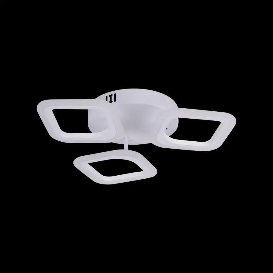 Lustra LED ERIKA 24W, 3 Patrate, lumina Neutra, Alb [3]