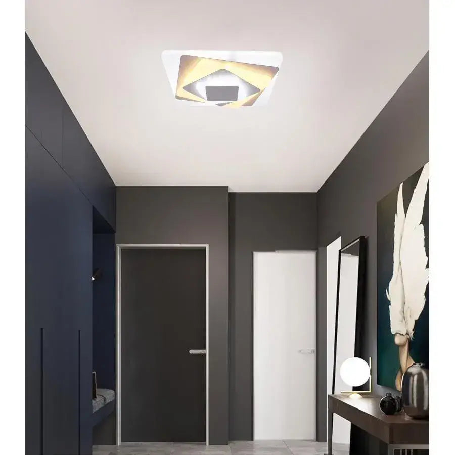 Lustra LED FLORENSIA, 30W, lumina Rece/Calda/Neutra, Alb [2]