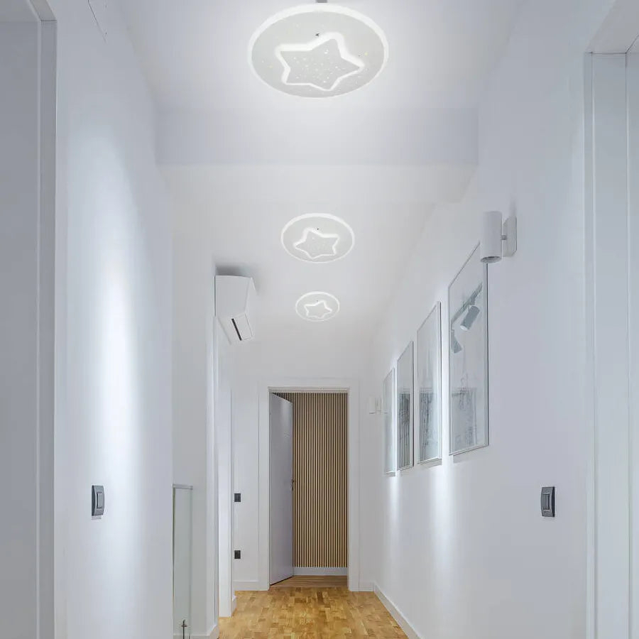 Lustra LED HEATH STEA, 30W, Diametru 20cm, lumina Neutra, Alb [1]