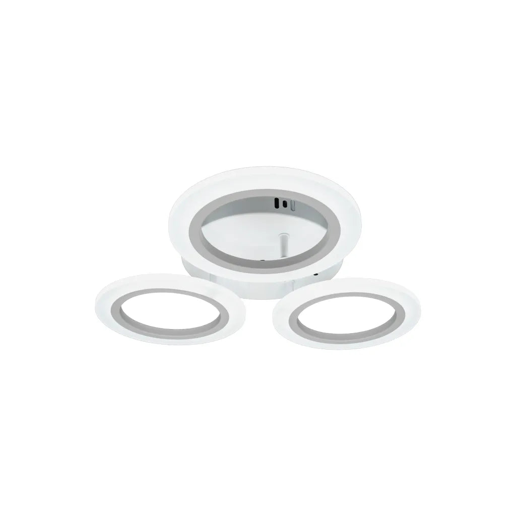 Lustra LED MARA 24W, 3 Cercuri, lumina Neutra, Alb [3]
