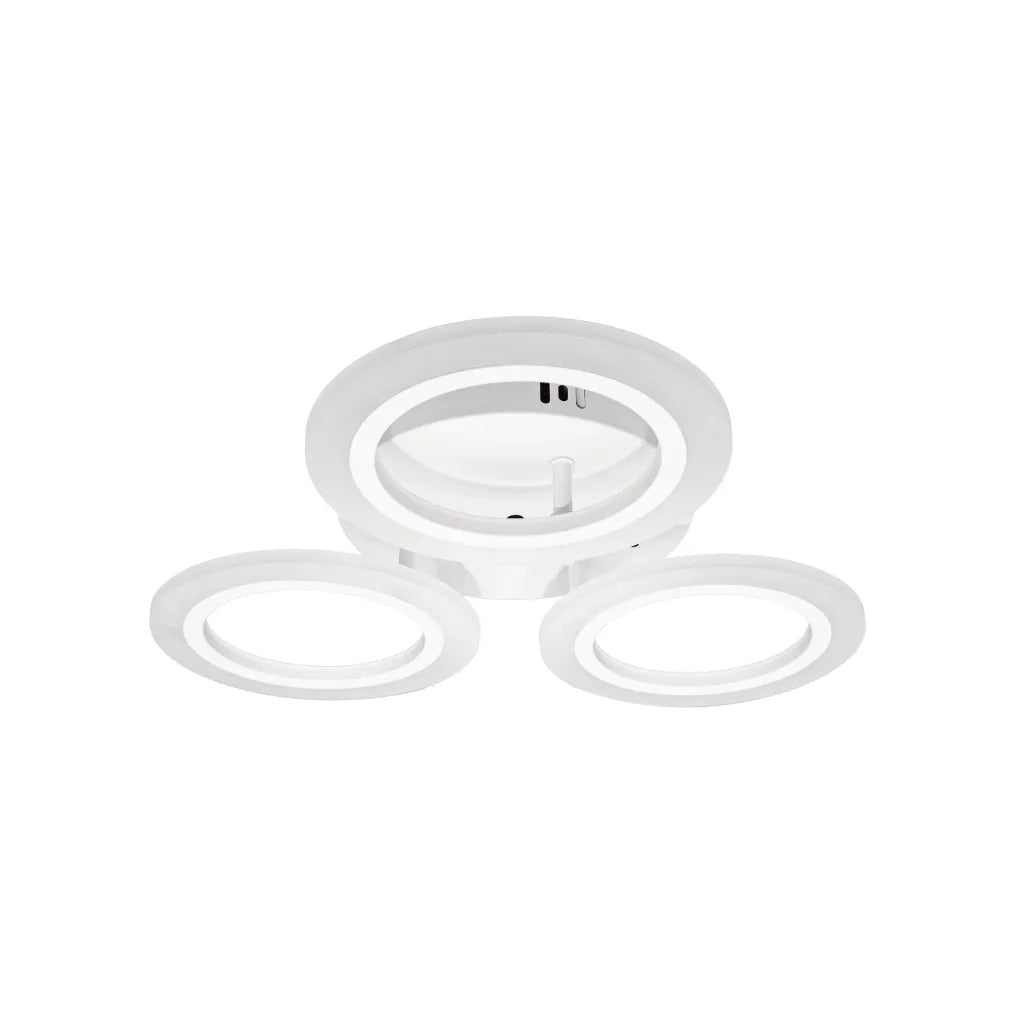 Lustra LED MARA 24W, 3 Cercuri, lumina Neutra, Alb [2]