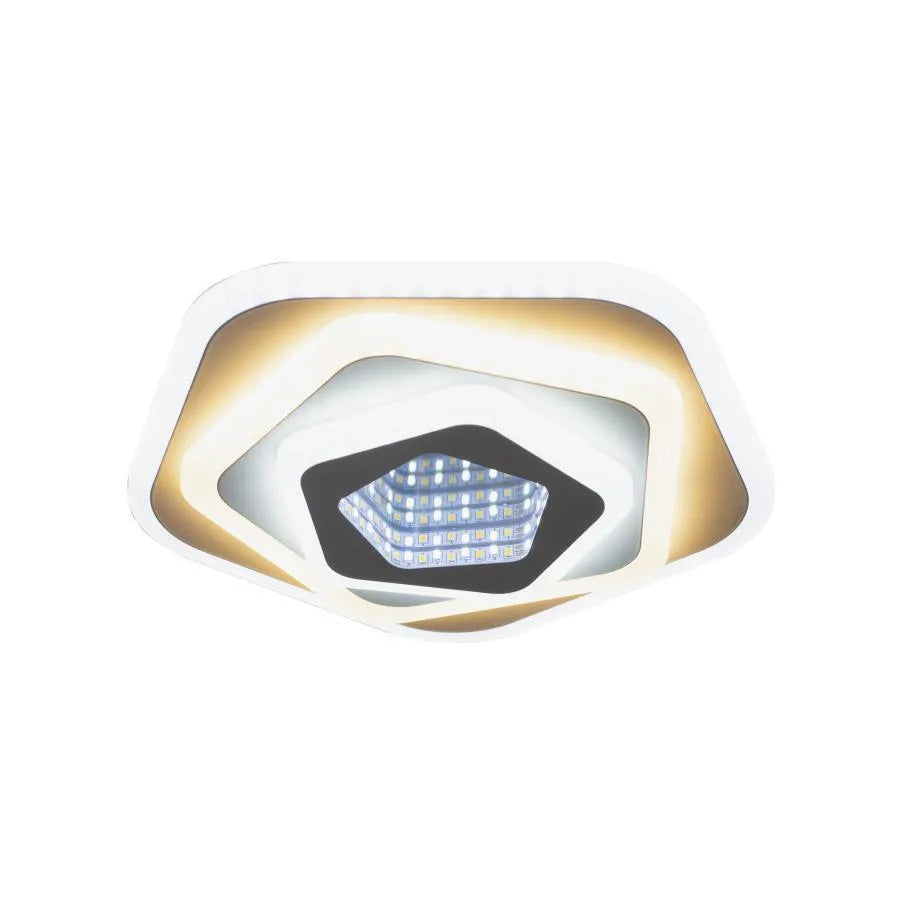 Lustra LED NEXA 3D 36W, Diametru 23cm, lumina Rece/Calda/Neutra , Alb [2]