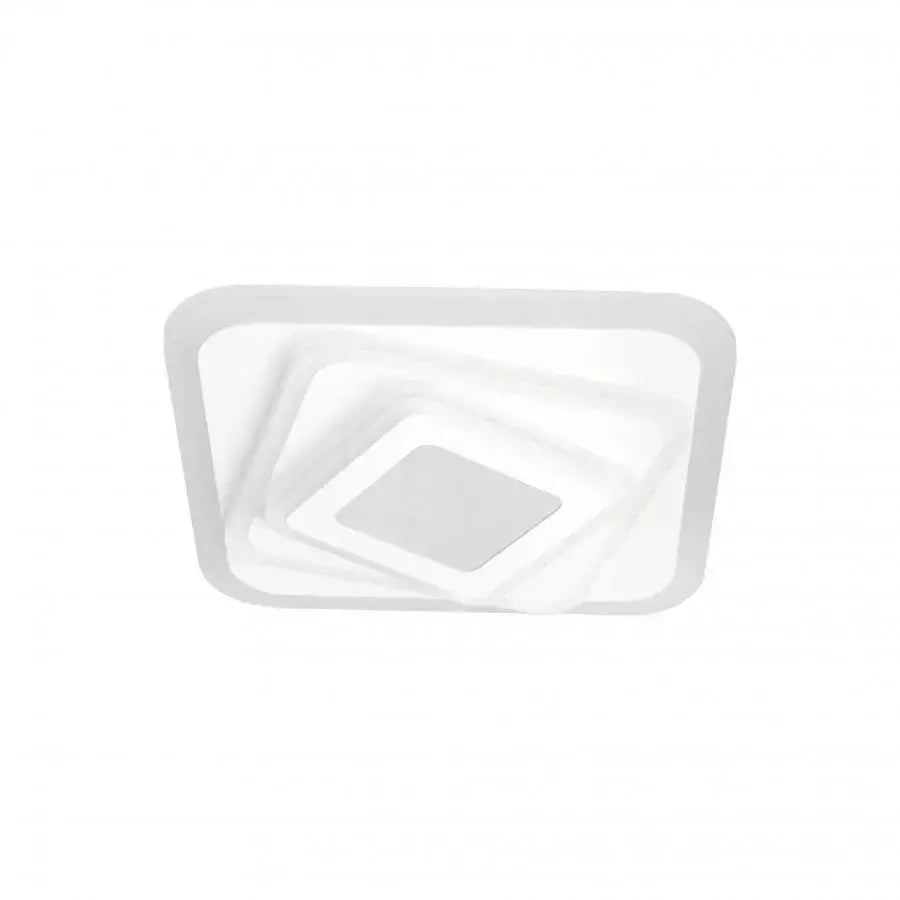 Lustra LED NEXA 3D 45W, Patrata, lumina Rece/Calda/Neutra , Alb [2]