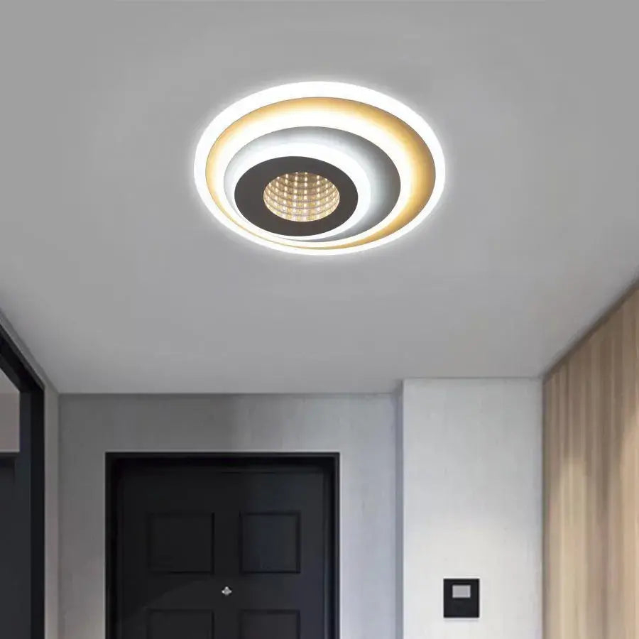 Lustra LED NEXA ROTUND 3D 38W, lumina Rece/Calda/Neutra, Alb [1]