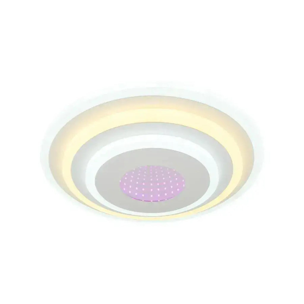 Lustra LED NIVARA 3D 20W, Diametru 30cm, lumina Rece/Calda/Neutra, Alb [1]