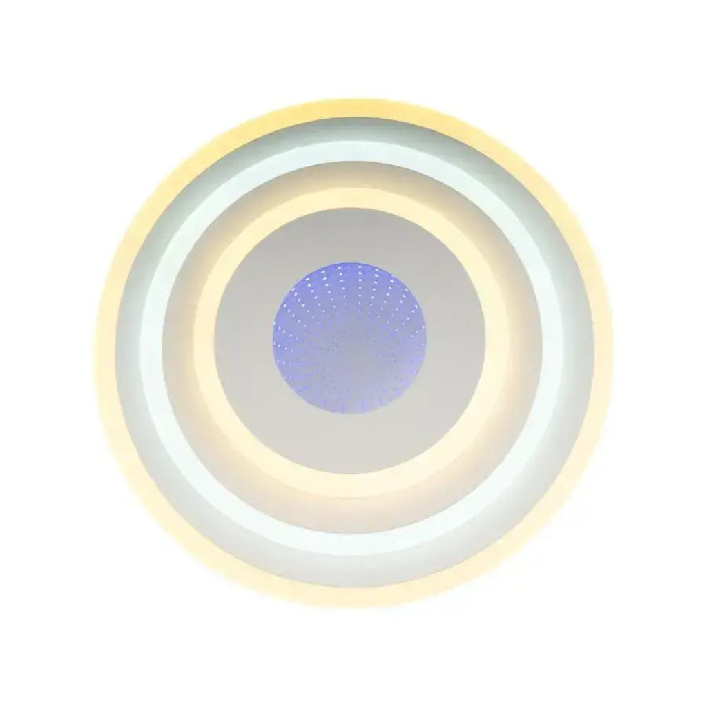 Lustra LED NIVARA 3D 20W, Diametru 30cm, lumina Rece/Calda/Neutra, Alb [3]