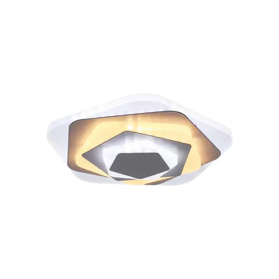 Lustra LED SIENA 28W, Diametru 23cm, lumina Rece/Calda/Neutra, Alb [2]