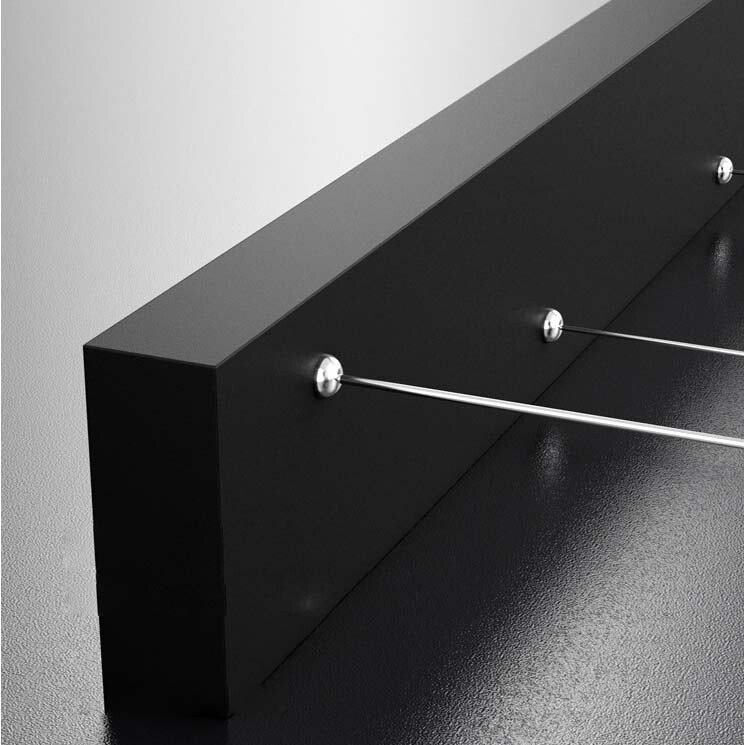 Lustra LED suspendata 80W cu telecomanda, dimabila, lumina calda neutra rece, negru [15]