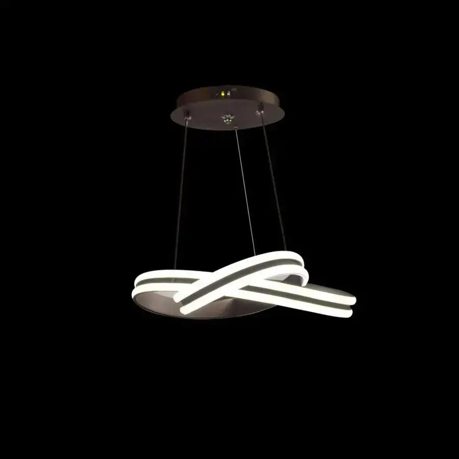 Lustra LED suspendata cu telecomanda INFINITY LOOP 92W, lumina Rece/Calda/Neutra, Dimabila, Negru, Inaltime Reglabila [3]