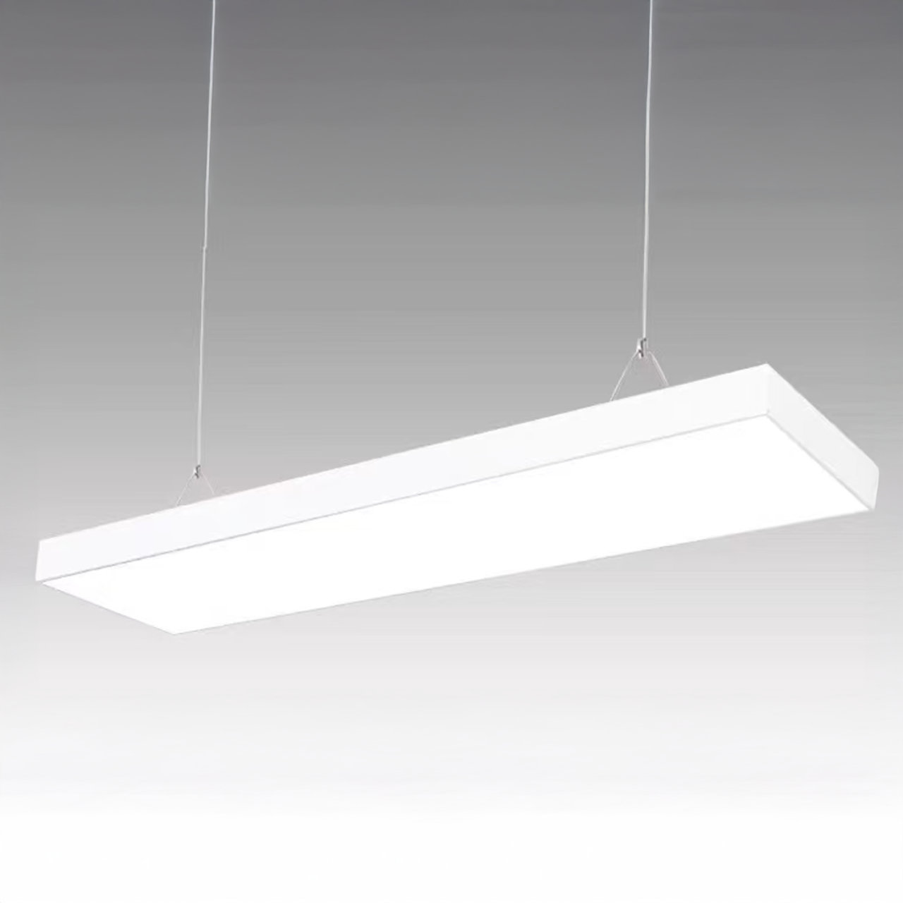 Lustra LED Suspendata Liniara 120cm 23W Alb Lumina Rece [4]