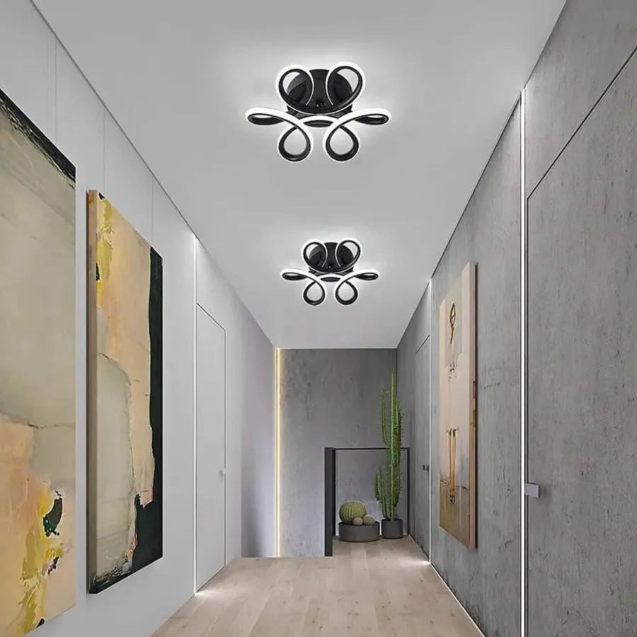 Lustra LED VERTEX HELIX, 15W, lumina Rece/Calda/Neutra, Negru [4]