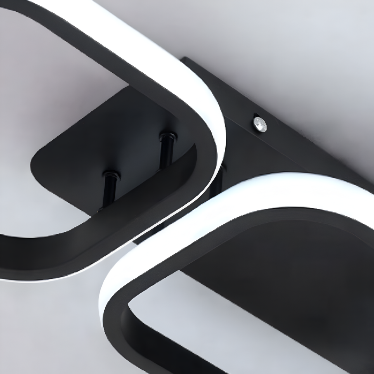 Lustra LED Yumi 50W Alb Negru [5]