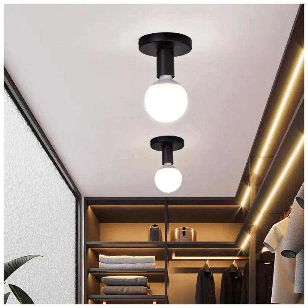 Lustra MODERNIST Mono 1x E27, Negru, Design Modern [1]