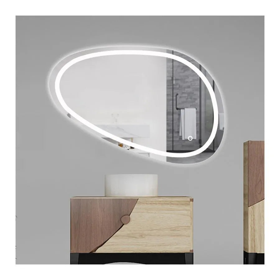 Oglinda LED , 80x45cm, Disegno Touch Marcello, Sistem Dezaburire, Dimabila [3]