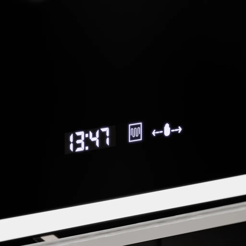 Oglinda LED Rectangulara, 120x80cm, Verite Imperial Silver Motion Glow Marcello, Sistem Dezaburire, Ceas & Termometru, Dimabila [2]