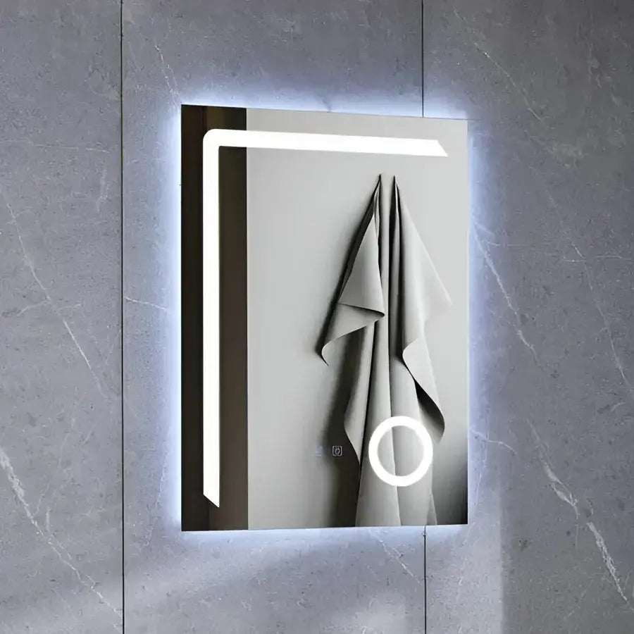Oglinda LED Rectangulara, 60x80cm, Linea Touch, Sistem Dezaburire, Dimabila [1]