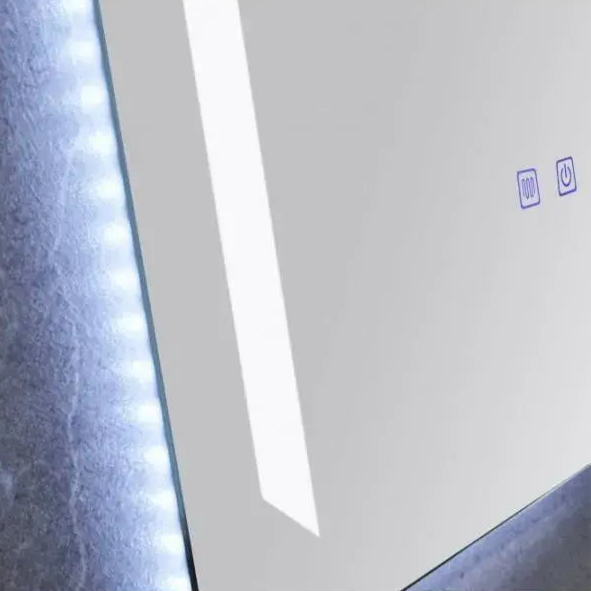 Oglinda LED Rectangulara, 60x80cm, Linea Touch, Sistem Dezaburire, Dimabila [2]