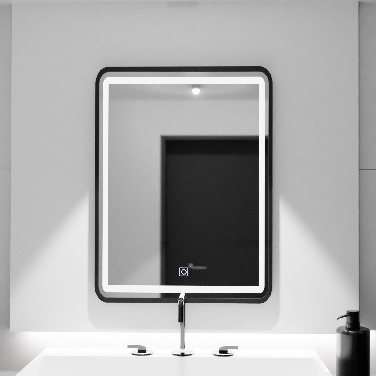 Oglinda LED Rectangulara, 60x80cm, Ombra Basic Touch [4]
