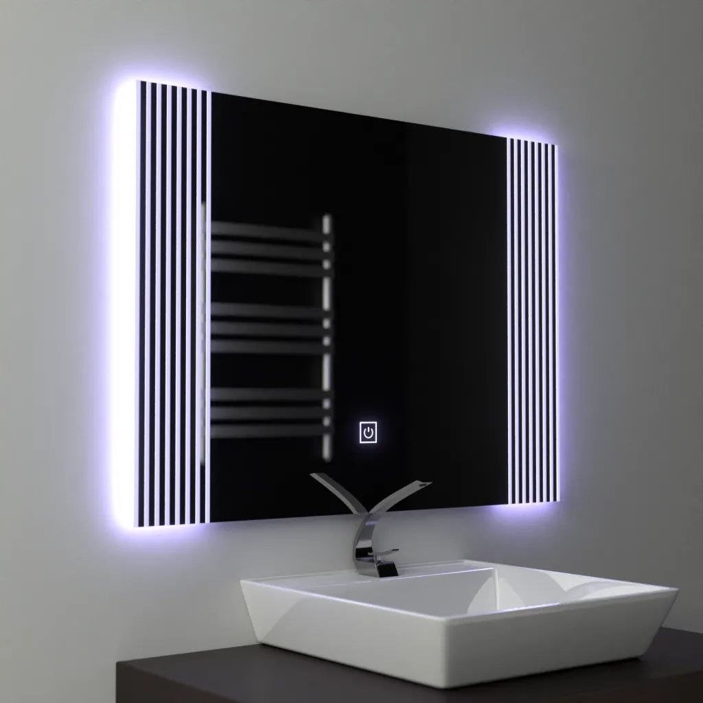 Oglinda LED Rectangulara, 80x60cm, Infinity Frame Basic Touch [1]