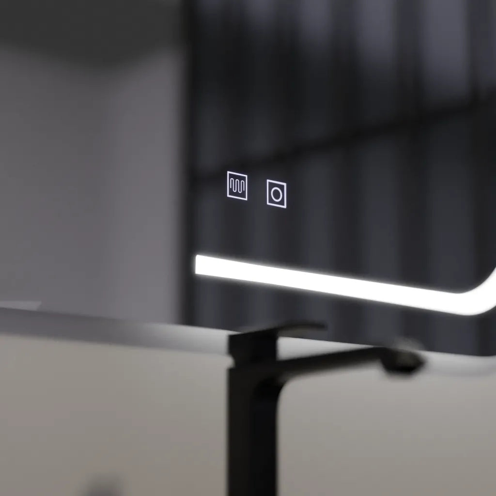 Oglinda LED Rectangulara, 80x60cm, Touch Ulrich, Sistem Dezaburire, Dimabila [2]