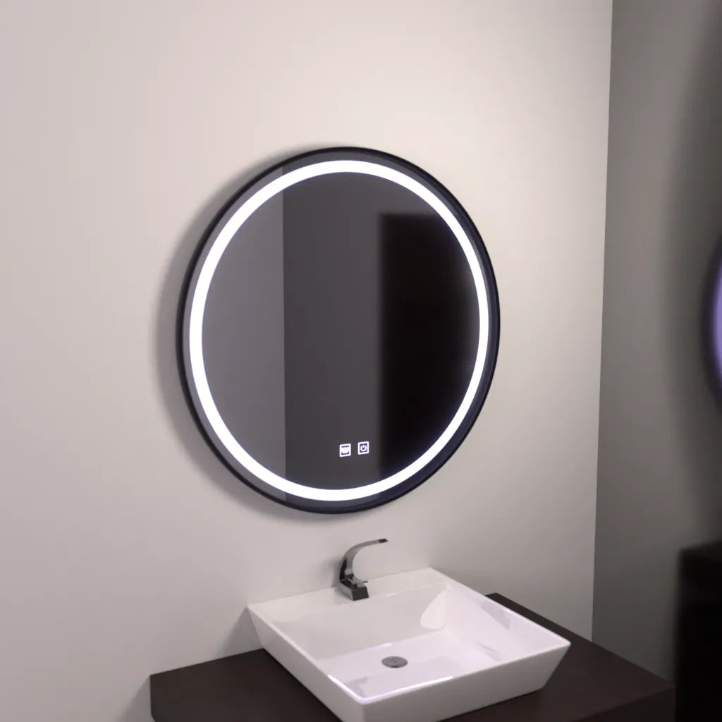 Oglinda LED Rotunda 60cm, Lucea Touch, Sistem Dezaburire, Dimabila [1]