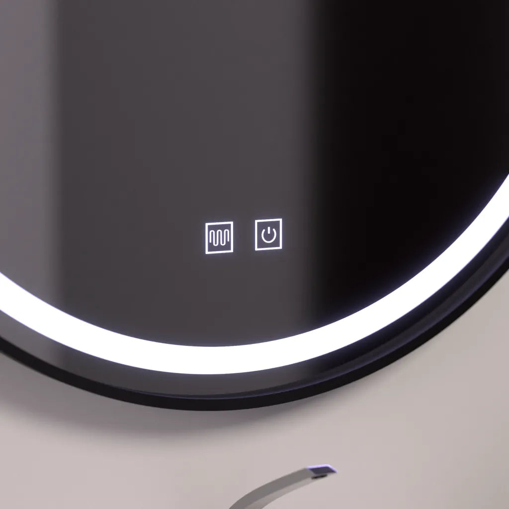 Oglinda LED Rotunda 60cm, Lucea Touch, Sistem Dezaburire, Dimabila [2]