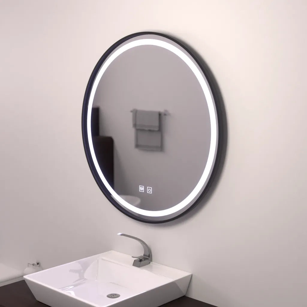 Oglinda LED Rotunda 60cm, Lucea Touch, Sistem Dezaburire, Dimabila [4]
