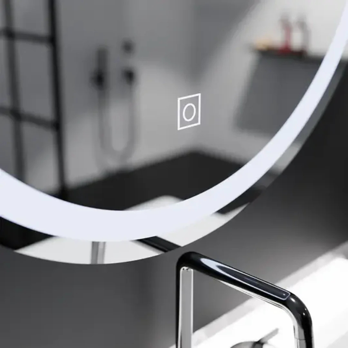 Oglinda LED 70cm , Lumina Rece 6000K, Dimabila, Touch [5]