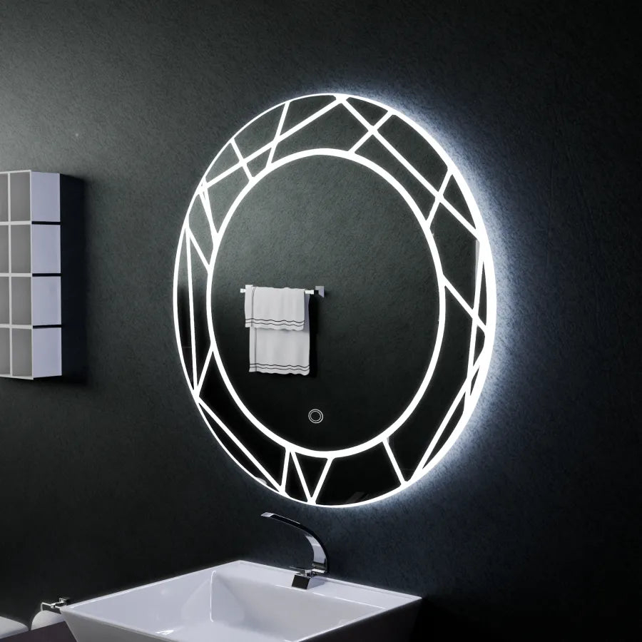 Oglinda LED Touch Astrix 70x70 cm [1]