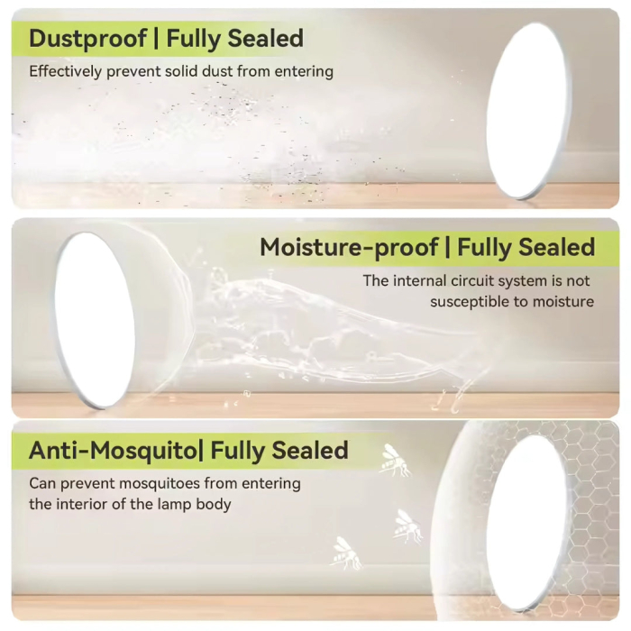 Plafoniera LED rotunda, 32W, lumina neutra 4000K, finisaj alb mat, design modern pentru interior [5]