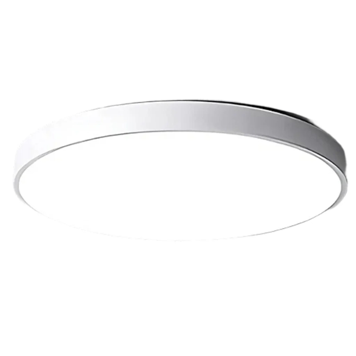 Plafoniera LED 27 cm lumina neutra, iluminare uniforma, design minimalist alb [4]
