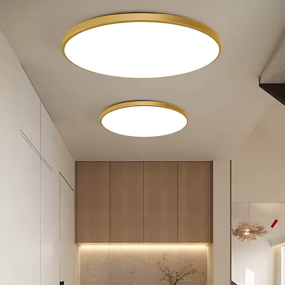 Plafoniera LED SOLIS 37cm 33W Lumina Neutra Auriu [3]