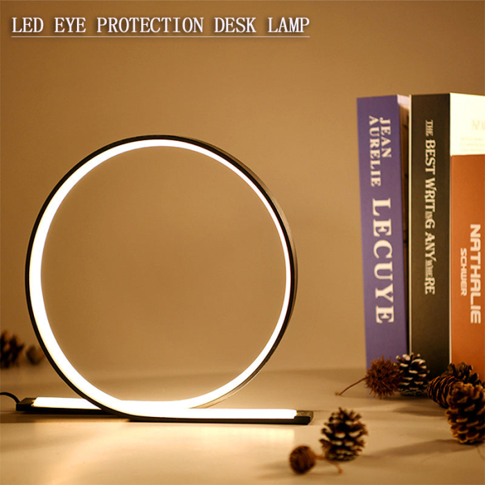 Veioza cu lumina rece, calda si neutra, 2400lm, Metal & Acril Negru, 36 W - LED [1]