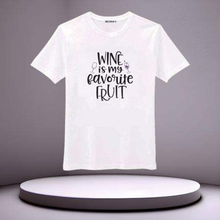 Tricouri - Tricou " Wine is my favorite fruit"
