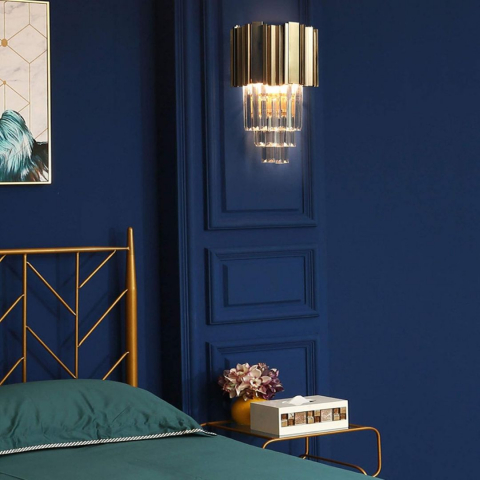 Aplica Candelabru Cristal BLOIS Piccolo, 2xE14, Auriu [3]