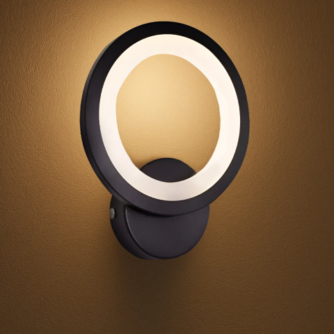 Aplice De Perete - Aplica LED 4W Negru BETTY – Lumina Neutra pentru Dormitor si Birou