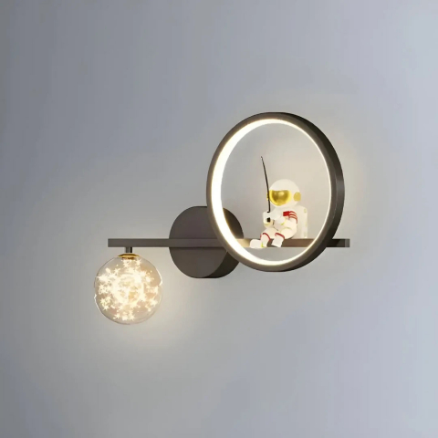 Aplice De Perete - Aplica LED 6W Swarna Negru