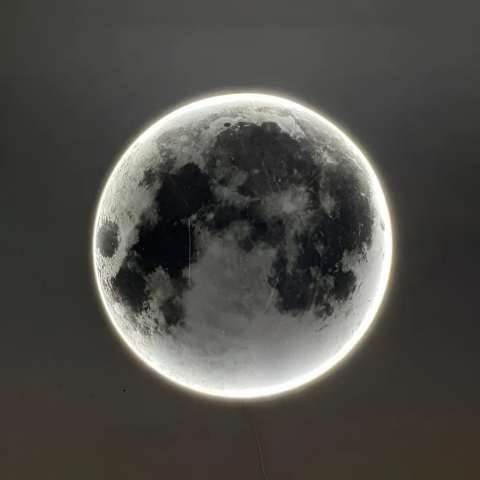 Aplica LED Decorativa Luna 45W Diametru 80CM 3000/4000/6000K [1]