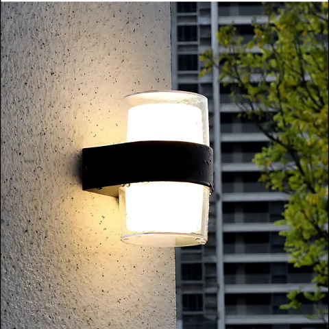 Aplica LED Exterior MIRA, 2 Surse de lumina, Lumina Calda, Negru [3]