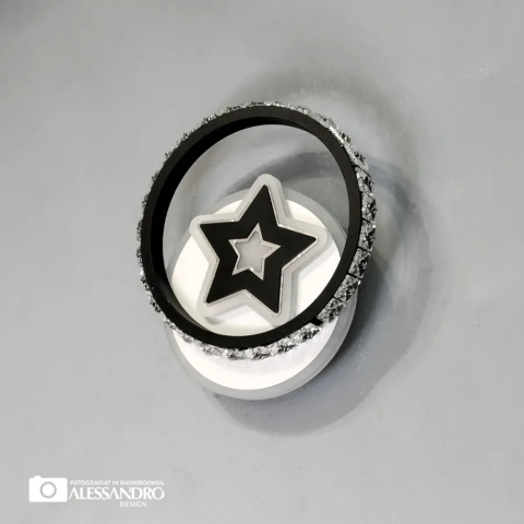 Aplice - Aplica LED Hadley 24W Alb Negru