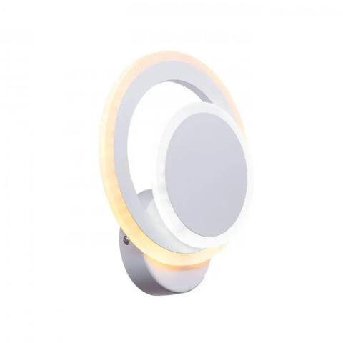 Aplică LED rotundă, 16W, 3 trepte de lumină (cald/neutru/rece), alb mat, design modern [2]