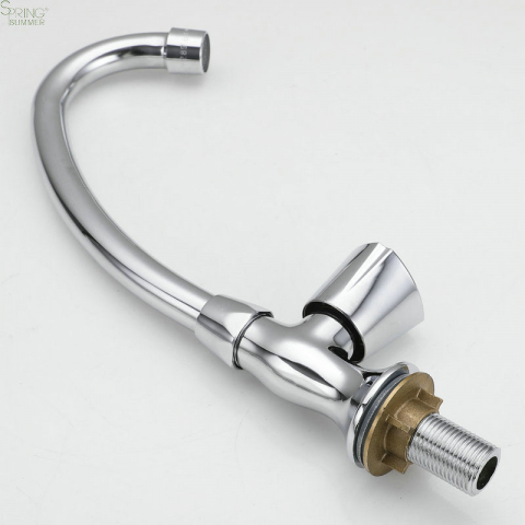 Baterie Apă Rece , Crom, Pipa Rotativă – Bucătărie / Curte [2]