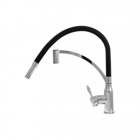 Baterie Bucatarie, Alama Sanitara, Negru cu Crom, WZX/2019 [2]