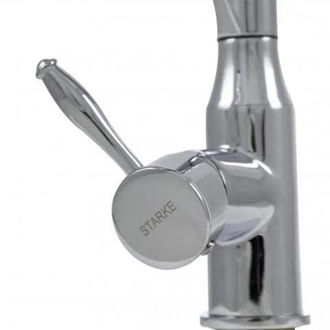 Baterie Bucatarie, Alama Sanitara, Negru cu Crom, WZX/2019 [3]