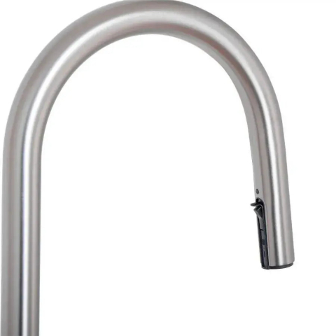 Baterie Bucatarie cu Dus Extractibil, Inox SUS304, Satinat, FJ5542 [2]