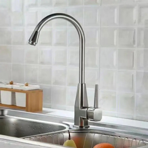 Baterii de Bucatarie - Baterie Bucatarie, Inox SUS304, Satinat, YSQ/102