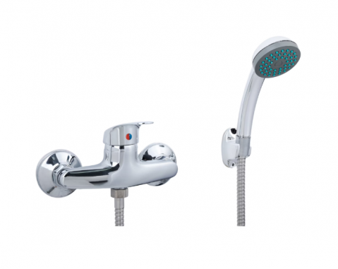 Baterii Sanitare - Baterie Dus, Compozit Metal, Crom, CD000