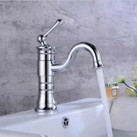 Baterii Sanitare - Baterie Lavoar, Alama Sanitara, Crom, WZY/319/C