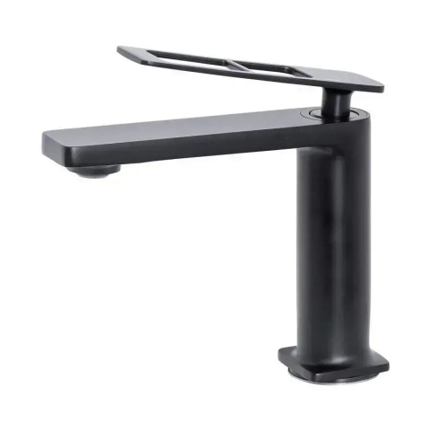 Baterii de Baie - Baterie Lavoar, Alama Sanitara, Negru, 9707H